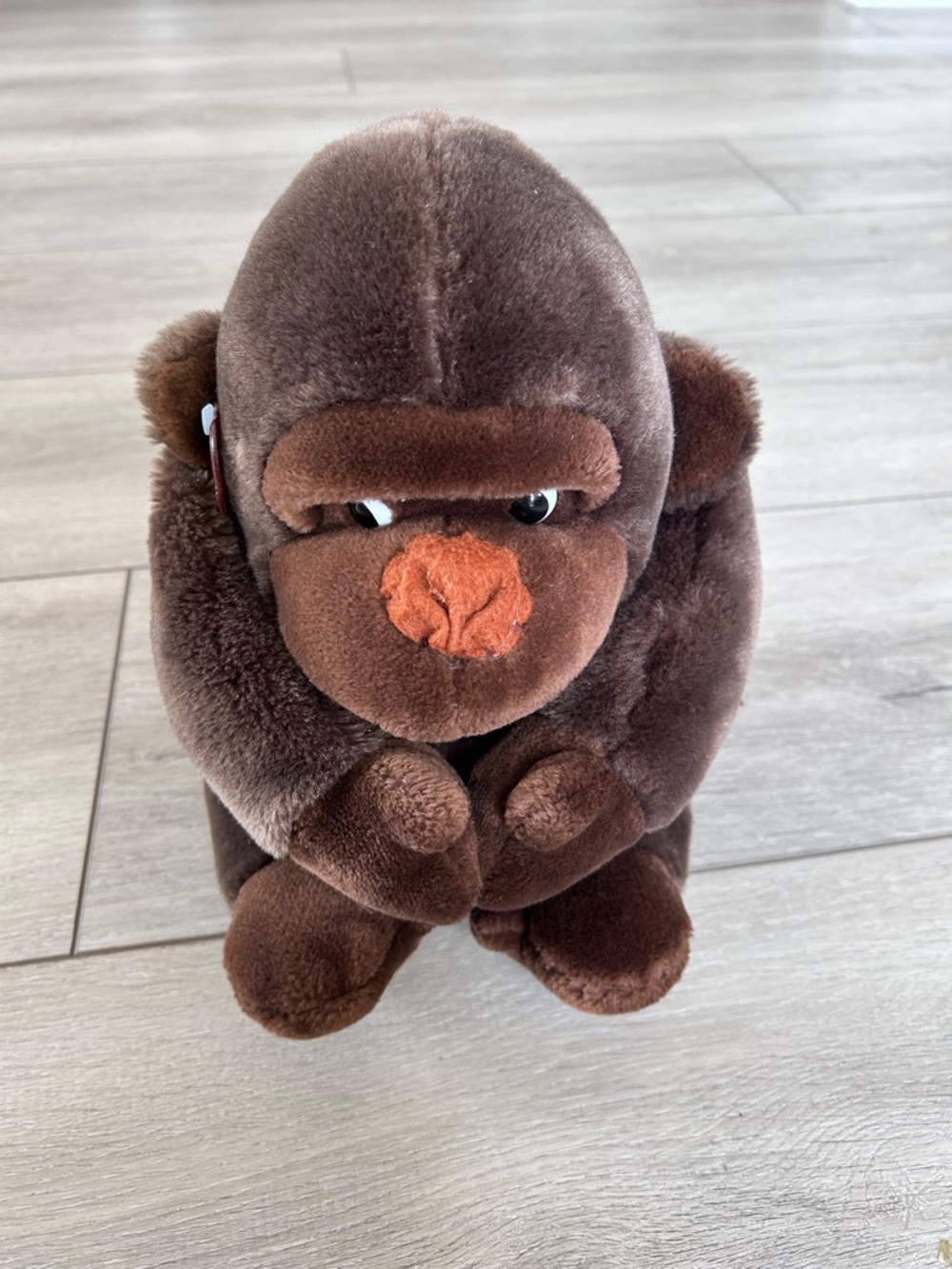 NWT Vintage 1985 Ganz Bros Heritage Collection Gorilla Plush Velcro Hug Monkey